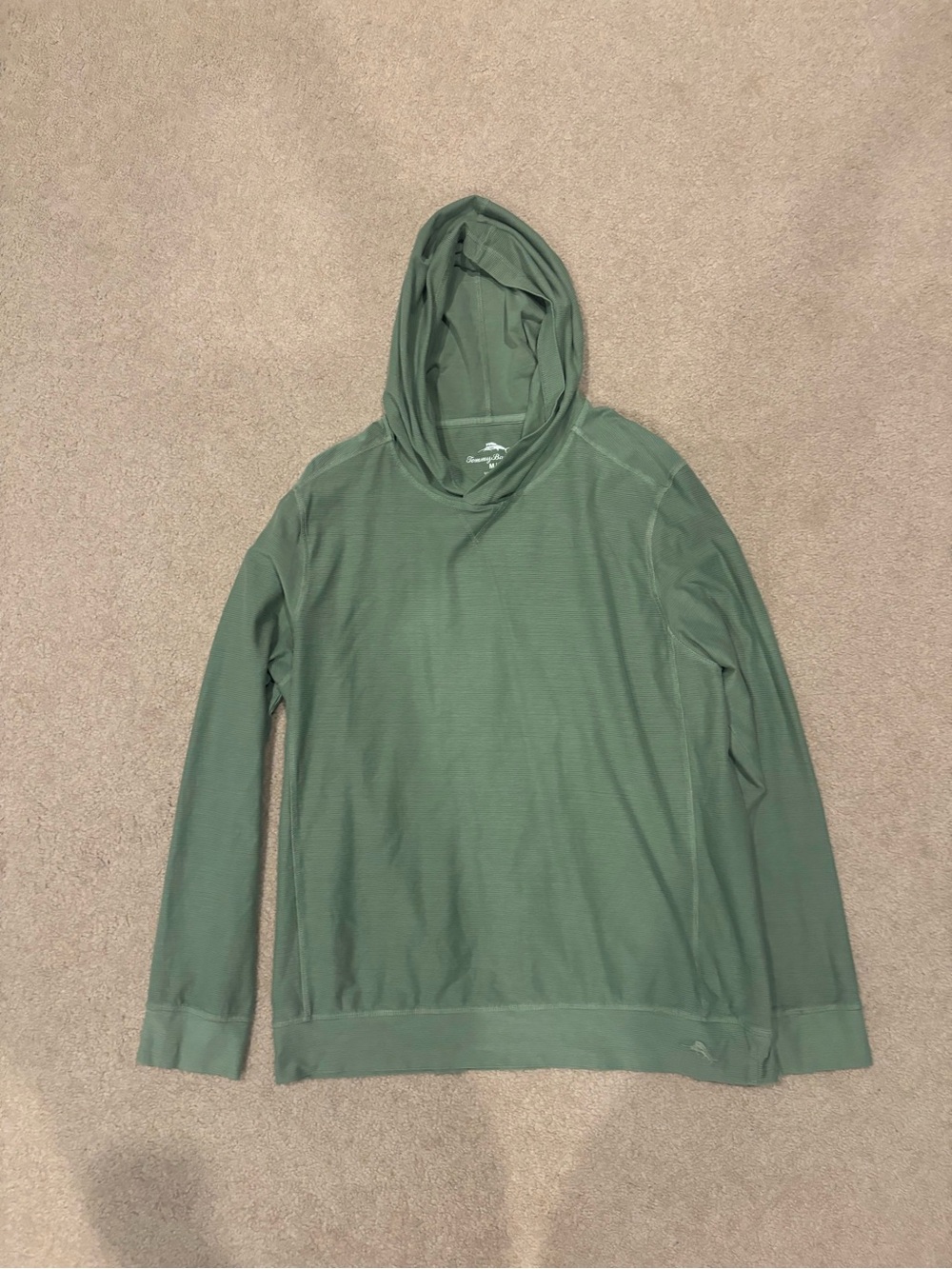 Tommy Bahama Men's Hooded Pullover in Sage Green